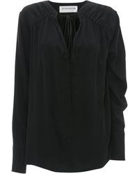 Victoria Beckham - Gather Detail Tie Blouse - Lyst
