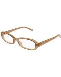 Saint Laurent - Erin Rectangle-Frames Glasses - Lyst