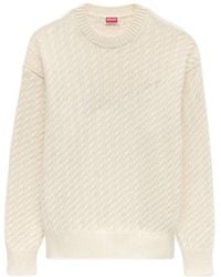KENZO - Signature Embroidered Knit Jumper - Lyst