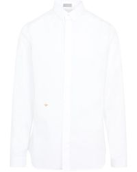 Dior - Homme Bee Embroidered Long-Sleeved Shirt - Lyst