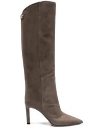 Jimmy Choo - 85Mm Alizze Pointed-Toe Knee-High Boots - Lyst