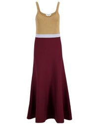 Gabriela Hearst - Flaminius Ribbed-Knit Sleeveless Midi Dress - Lyst