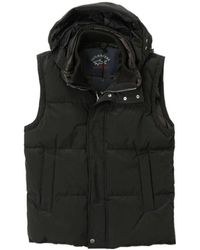 Paul & Shark - Logo Patch Hooded Down Jacket - Lyst