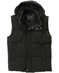 Paul & Shark - Logo Patch Hooded Down Jacket - Lyst