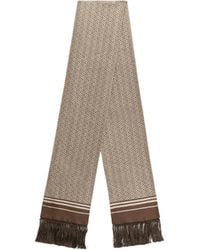 Dolce & Gabbana - Geometric-Pattern Fringed Scarf - Lyst