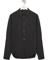 Loewe - Lightweight Poplin Shirt - Lyst