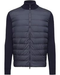 Moncler - Quilted Zipped Cardigan - Lyst