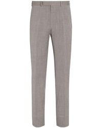 ZEGNA - Trofeo Seersucker Wool-Blend Suit Pants - Lyst
