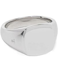 Tom Wood - Kay Polished Signet Ring - Lyst