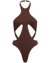 Mugler - Lycra Cut Out One Piece Swimsuit - Lyst
