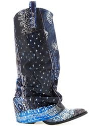 R13 - Mid Cowboy Boots - Lyst