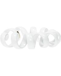 Bottega Veneta - Coiled Open-Cuff Bracelet - Lyst