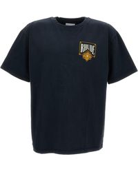 Rhude - Logo Printed Crewneck T-Shirt - Lyst