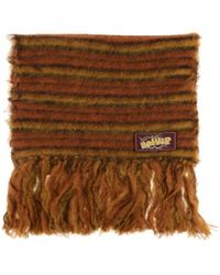 Marni - Logo Patch Fringed Scarf - Lyst