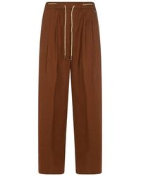 Herno - Drawstring Pleated Pants - Lyst