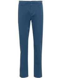 Dondup - Mid-Rise Straight Leg Trousers - Lyst