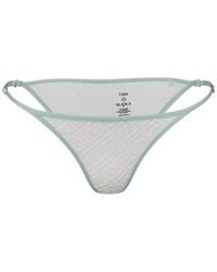 CASABLANCA - Textured Bikini Bottoms - Lyst