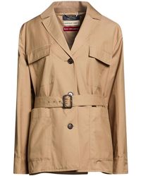 Max Mara - Solid Color Twill Lapel Jacket - Lyst