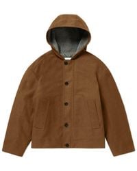 1989 STUDIO - Textured Button-Front Coat - Lyst