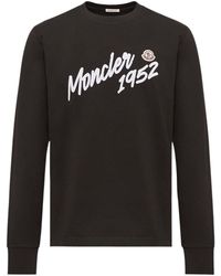 Moncler - Logo Cotton Jersey Long Sleeve T-Shirt - Lyst
