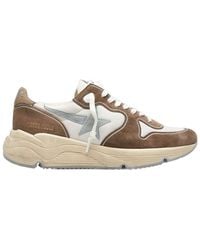 Golden Goose - Round Toe Lace-Up Sneakers - Lyst