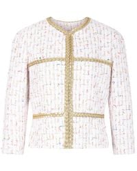 Giambattista Valli - Sequin-Woven Tweed Jacket - Lyst