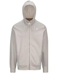 K-Way - Zip-Up Hooded Hoodie - Lyst