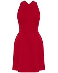 Versace - Wool Blend Dress - Lyst