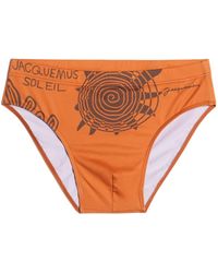 Jacquemus - Embroidery Logo Swimming Trunks - Lyst