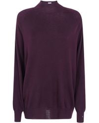 Aspesi - Ribbed Long-Sleeve Knit Top - Lyst