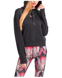 EA7 - Logo Hooded Sweater - Lyst