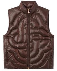 CASABLANCA - Dark Quilted Down Puffer Vest - Lyst