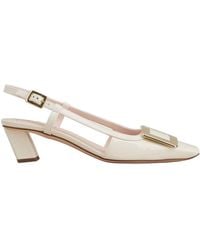 Roger Vivier - Belle Vivier Buckle Slingback Pumps - Lyst