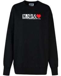 Moschino - Jeans Logo-Printed Crewneck Sweatshirt - Lyst
