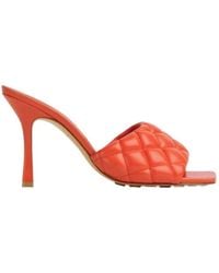 Bottega Veneta - Padded Open Toe Sandals - Lyst
