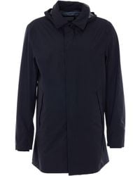 Herno - Zip-Up Hooded Coat - Lyst
