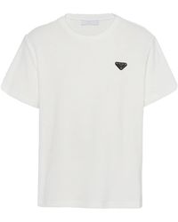 Prada - Terry T-Shirt - Lyst