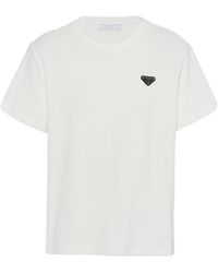 Prada - Terry T-Shirt - Lyst