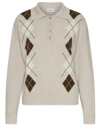 Marella - Inlay-Detail Polo-Neck Sweater - Lyst