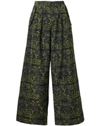 Ulla Johnson - Pleated Print Casual Pants - Lyst