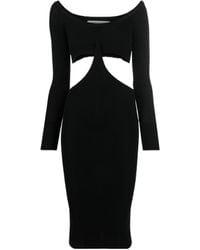 Philosophy Di Lorenzo Serafini - Cut-Out Detail Knit Dress - Lyst