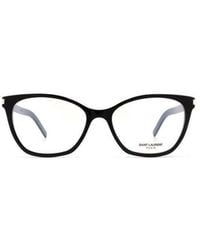 Saint Laurent - Eyewear Cat-Eye Glasses - Lyst