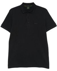 BOSS - Boss Logo Embroidered Short-Sleeved Polo Shirt - Lyst