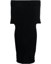 Wardrobe NYC - Off Shoulder Bodycon Minidress - Lyst