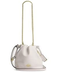 COACH - Faye Mini Drawstring Bag With Ruching - Lyst