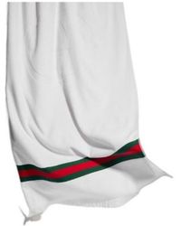 Gucci - Terrycloth Beach Blanket With Web - Lyst