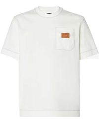 Fendi - Logo-Patch T-Shirt - Lyst