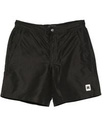 Amiri - Logo-Patch Swim Shorts - Lyst