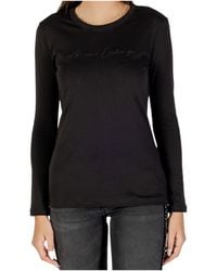 ARMANI EXCHANGE - Round-Neck T-Shirt - Lyst
