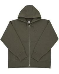 Nike - Logo-Embroidered Zip-Up Hoodie - Lyst